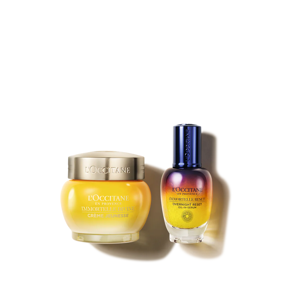 Duet serum Immortelle Reset i Krem do twarzy Immortelle Divine